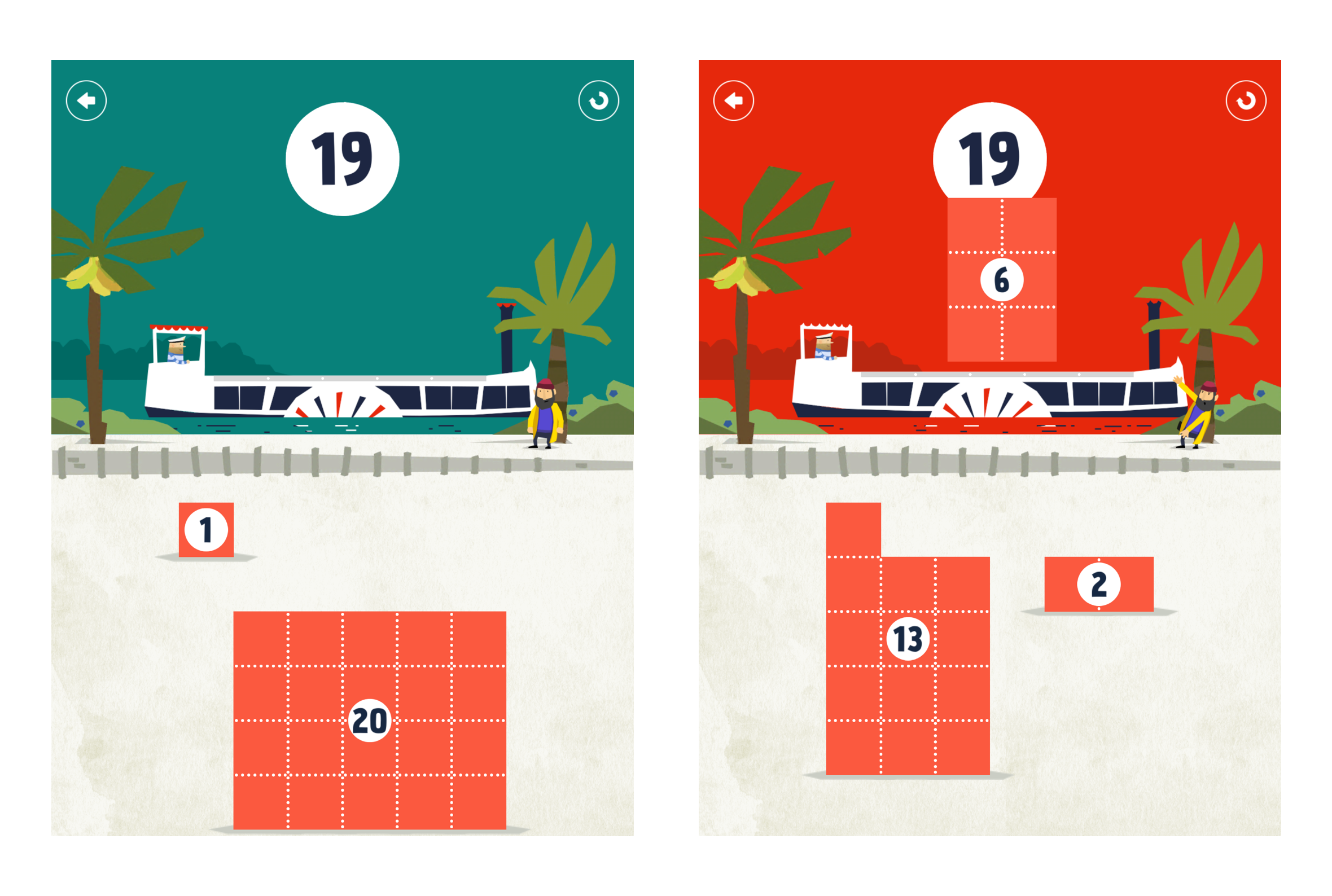 Error state on game 'Fiete Math' for children on iPad
